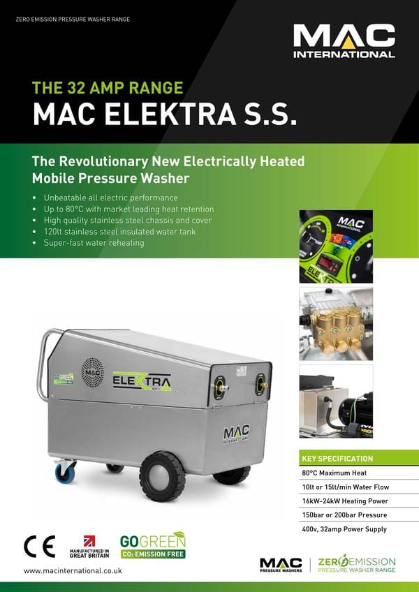 MAC Datasheets PW Electric 32Amps – Elektra SS