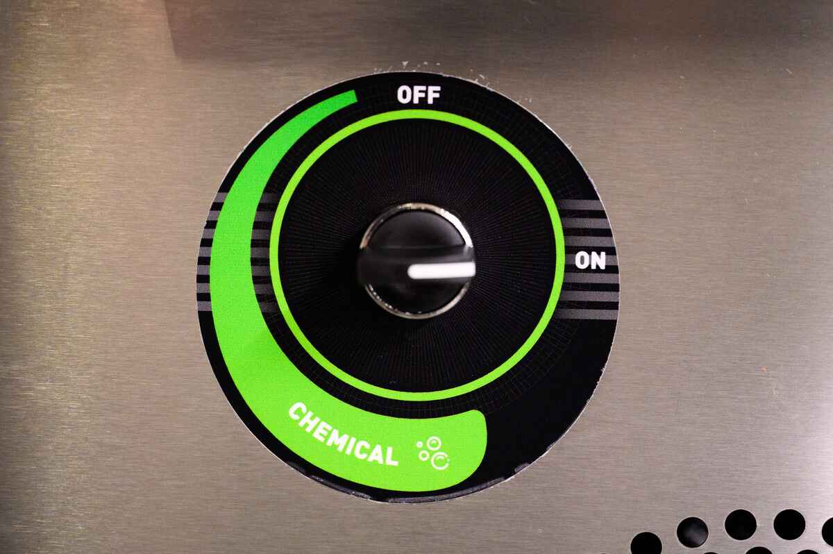 High pressure chemical with metering valve & solenoid – timed or non-timed