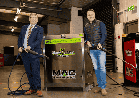 MAC International expands Emission Free Pressure Washer range following 315% increase in demand
