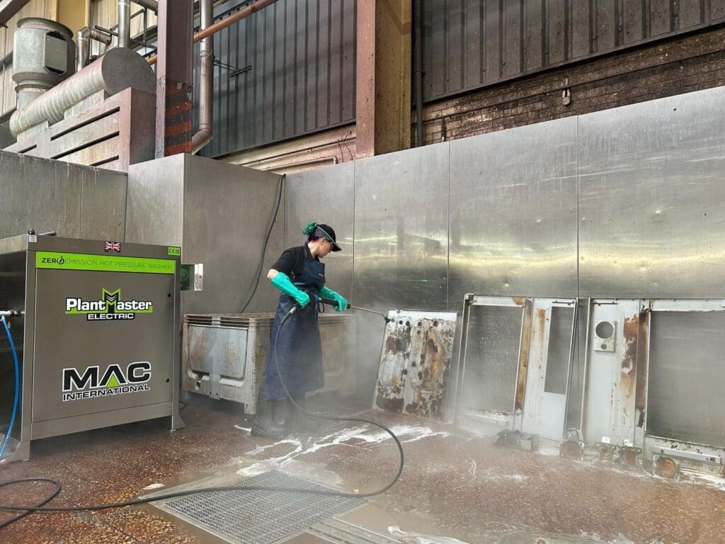 MAC Plantmaster Electric Washing in a Food Manufacturing Facility